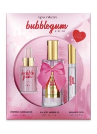 Набор средств для массажа и ласк Bubblegum Play Kit - Bijoux Indiscrets - купить с доставкой в Рубцовске