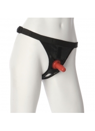 Трусики со штырьком для фиксации насадок Ultra Harness with Plug - Doc Johnson - купить с доставкой в Рубцовске