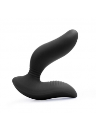Черный вибромассажер простаты 3,5’’ Curve P-spot Massager - 12 см. - Erokay - в Рубцовске купить с доставкой