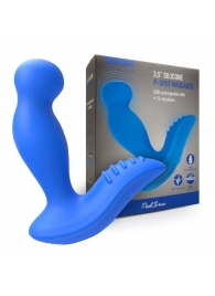 Синий вибромассажер простаты 3,5’’ P-spot Massager - 12,5 см. - Erokay - в Рубцовске купить с доставкой