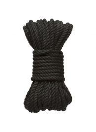 Черная верёвка для связывания и фиксации Bind Tie - 9,14 м. - Doc Johnson - купить с доставкой в Рубцовске