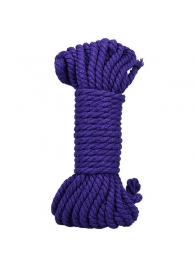 Фиолетовая верёвка для связывания и фиксации Bind Tie - 9,14 м. - Doc Johnson - купить с доставкой в Рубцовске