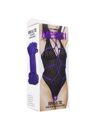 Фиолетовая верёвка для связывания и фиксации Bind Tie - 15,24 м. - Doc Johnson - купить с доставкой в Рубцовске