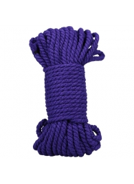 Фиолетовая верёвка для связывания и фиксации Bind Tie - 15,24 м. - Doc Johnson - купить с доставкой в Рубцовске