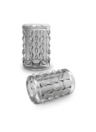 Прозрачная насадка с бороздками STAY HARD COCK SLEEVE 04 CLEAR - Blush Novelties - в Рубцовске купить с доставкой