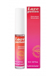 Возбуждающий блеск для губ Love Potion - 8 мл. - Love to Love - купить с доставкой в Рубцовске