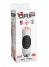 Мастурбатор-вагина Extreme Toyz Mega Grip Vibrating Stroker Mouth - Pipedream - в Рубцовске купить с доставкой