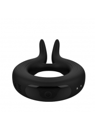 Черное эрекционное кольцо Marry Me Rechargeable Vibrating Cockring - Adrien Lastic - в Рубцовске купить с доставкой
