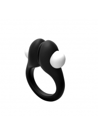 Черное эрекционное кольцо Zippy Vibrating Ring With Bullet - Adrien Lastic - в Рубцовске купить с доставкой