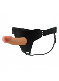 Телесный полый мужской страпон Stark - 17,5 см. - Baile - купить с доставкой в Рубцовске