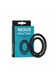 Черное двойное эрекционное кольцо Nexus Enduro Double - Nexus Range - в Рубцовске купить с доставкой