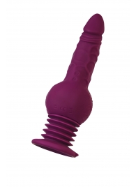 Фиолетовая мини-машина для секса Striker с пультом ДУ - 23,5 см. - ToyFa - купить с доставкой в Рубцовске