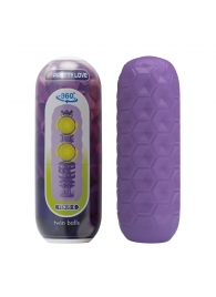 Фиолетовый мастурбатор Venus-X Twin balls - Baile - в Рубцовске купить с доставкой