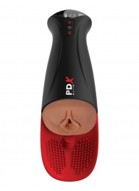 Мастурбатор-вагина в колбе с вибрацией Fuck-O-Matic Pro XL - Pipedream - в Рубцовске купить с доставкой