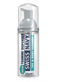 Очищающая пенка для игрушек и тела Toy   Body Cleaner Foamer - 47 мл. - Swiss navy - купить с доставкой в Рубцовске