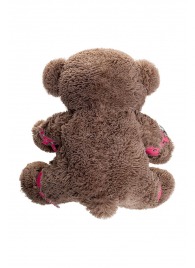 Бондажный набор: бурый мишка с розовыми оковами и наручниками - Pecado - купить с доставкой в Рубцовске