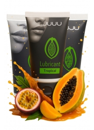 Набор из 3 съедобных лубрикантов JUJU со вкусом тропических фруктов - JuJu - купить с доставкой в Рубцовске