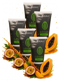 Набор из 5 съедобных лубрикантов JUJU со вкусом тропических фруктов - JuJu - купить с доставкой в Рубцовске