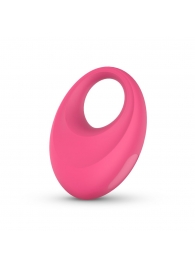 Розовое интерактивное эрекционное виброкольцо Leo - Easy toys - в Рубцовске купить с доставкой