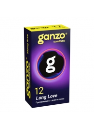 Презервативы с анестетиком для продления удовольствия Ganzo Long Love - 12 шт. - Ganzo - купить с доставкой в Рубцовске