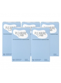 Набор из 5 упаковок ультратонких презервативов Pleasure Lab (по 12 шт.) - Pleasure Lab - купить с доставкой в Рубцовске