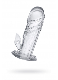 Прозрачная насадка на пенис Uco - 13 см. - A-toys - в Рубцовске купить с доставкой