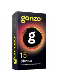 Классические презервативы с обильной смазкой Ganzo Classic - 15 шт. - Ganzo - купить с доставкой в Рубцовске