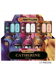 Набор из 15 мастурбаторов Catherine Olga - Baile - в Рубцовске купить с доставкой