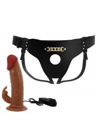 Мужской полый страпон с вибрацией Marion - Baile - купить с доставкой в Рубцовске