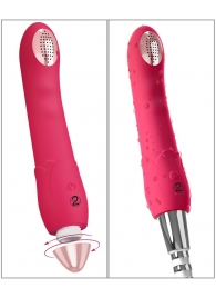 Малиновая насадка на душ с вибрацией Showers to orgasm - 20,1 см. - Orion - купить с доставкой в Рубцовске