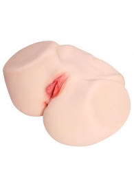 Мастурбатор-полуторс с двойным слоем материала Jenny Onahole Real Vagina - KOKOS - в Рубцовске купить с доставкой