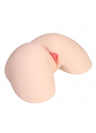 Мастурбатор-полуторс с двойным слоем материала Jenny Onahole Real Hips - KOKOS - в Рубцовске купить с доставкой