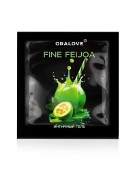 Саше съедобной оральной смазки OraLove с ароматом фейхоа - 3 гр. - Биоритм - купить с доставкой в Рубцовске