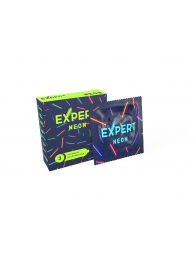 Светящиеся в темноте презервативы Expert Neon - 3 шт. - Expert - купить с доставкой в Рубцовске