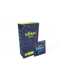 Светящиеся в темноте презервативы Expert Neon - 15 шт. - Expert - купить с доставкой в Рубцовске