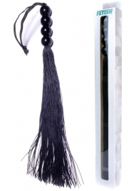 Черная силиконовая плеть - 37 см. - Boys of Toys - купить с доставкой в Рубцовске