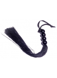 Черная силиконовая плеть - 37 см. - Boys of Toys - купить с доставкой в Рубцовске