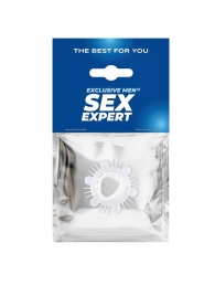 Стимулирующая насадка на пенис с несколькими видами рельефа - Sex Expert - в Рубцовске купить с доставкой