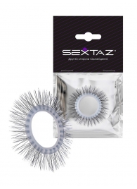 Круглое эрекционное кольцо с «ресничками» - Sextaz - в Рубцовске купить с доставкой
