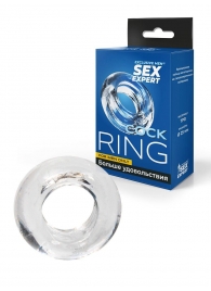 Прозрачное эрекционное кольцо-бублик - Sex Expert - в Рубцовске купить с доставкой