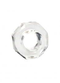 Прозрачное эрекционное кольцо в форме гайки - Sex Expert - в Рубцовске купить с доставкой