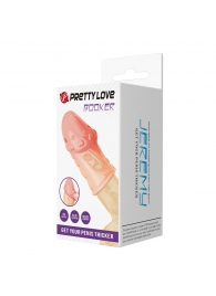 Телесная насадка на пенис Booker - 8 см. - Baile - в Рубцовске купить с доставкой