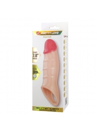 Телесная удлиняющая насадка на пенис Darnel - Baile - в Рубцовске купить с доставкой