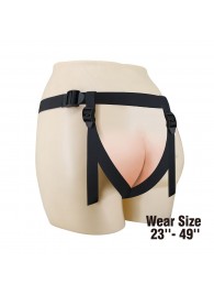 Черные трусики харнесс с платформой Caludio I - Baile - купить с доставкой в Рубцовске