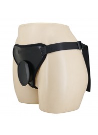 Черные трусики харнесс с платформой Caludio I - Baile - купить с доставкой в Рубцовске