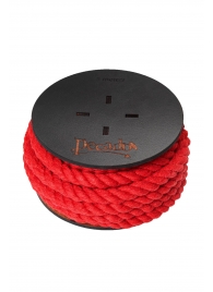 Красная веревка для шибари на катушке - 5 м. - Pecado - купить с доставкой в Рубцовске