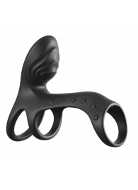 Черная насадка на пенис Ultimate Couples Cage Pro - Pipedream - в Рубцовске купить с доставкой