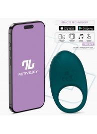 Зеленое интерактивное виброкольцо Ringo - Intoyou - в Рубцовске купить с доставкой