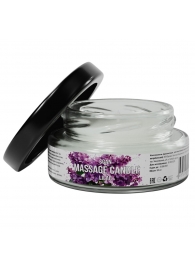 Массажная свеча «Сирень» - 50 мл. - SGAN - купить с доставкой в Рубцовске