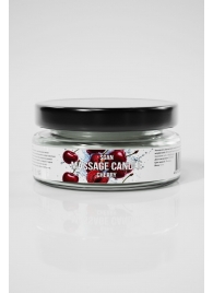 Массажная свеча «Спелая вишня» - 50 мл. - SGAN - купить с доставкой в Рубцовске